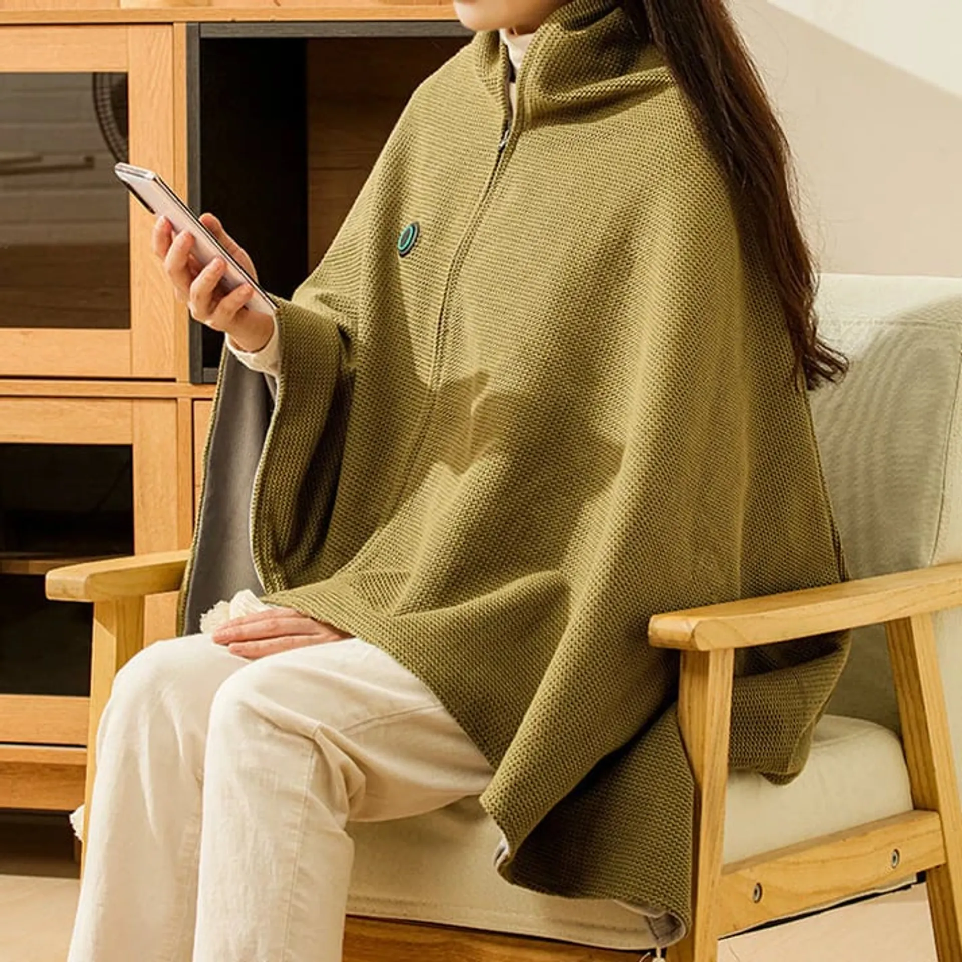 🎄LAST DAY 49% OFF🔥Portable Heated Blanket Shawl